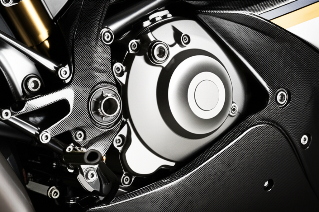 Close-up of electric motor